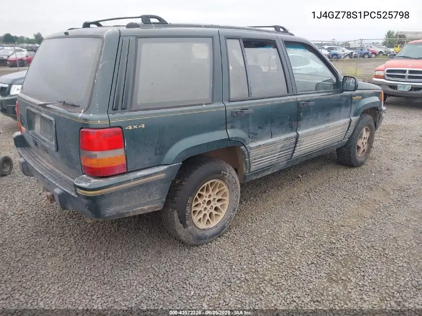 1993 Jeep Grand Cherokee Limited VIN: 1J4GZ78S1PC525798 Lot: 42572328