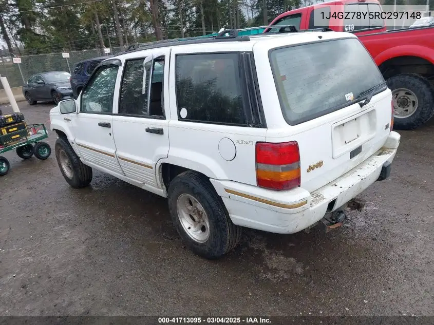 1994 Jeep Grand Cherokee Limited VIN: 1J4GZ78Y5RC297148 Lot: 41713095