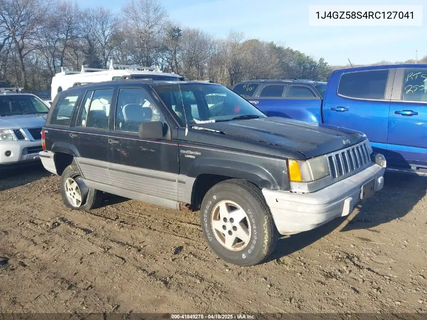 1994 Jeep Grand Cherokee Laredo VIN: 1J4GZ58S4RC127041 Lot: 41849275
