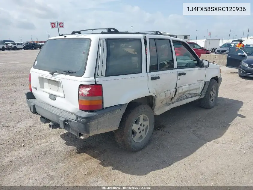1994 Jeep Grand Cherokee Laredo VIN: 1J4FX58SXRC120936 Lot: 42530212