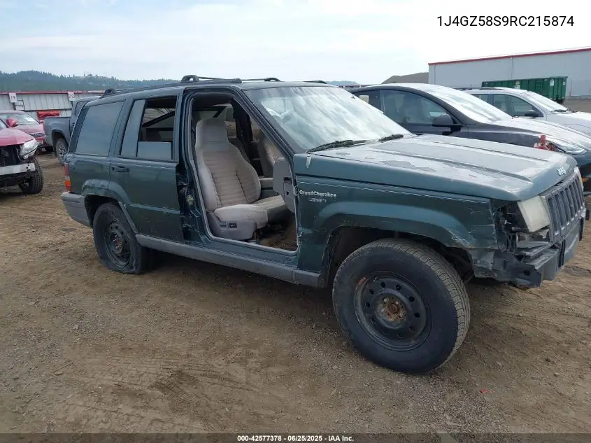1994 Jeep Grand Cherokee Laredo VIN: 1J4GZ58S9RC215874 Lot: 42577378