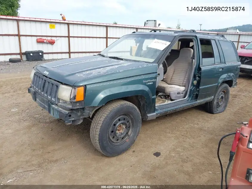 1994 Jeep Grand Cherokee Laredo VIN: 1J4GZ58S9RC215874 Lot: 42577378