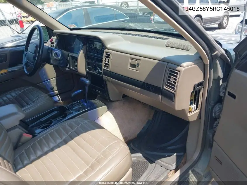 1994 Jeep Grand Cherokee Laredo VIN: 1J4GZ58Y5RC145018 Lot: 42590945