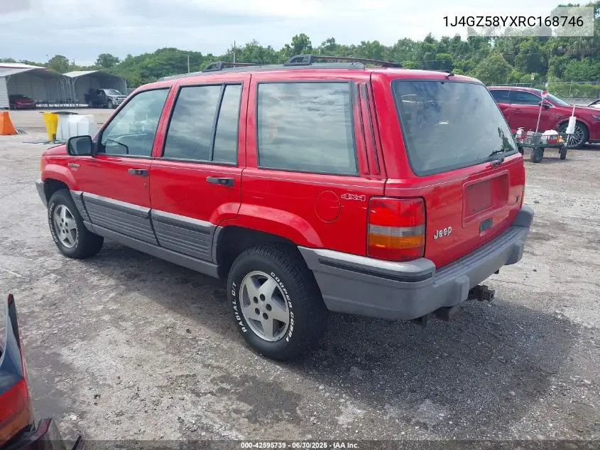 1994 Jeep Grand Cherokee Laredo VIN: 1J4GZ58YXRC168746 Lot: 42595739