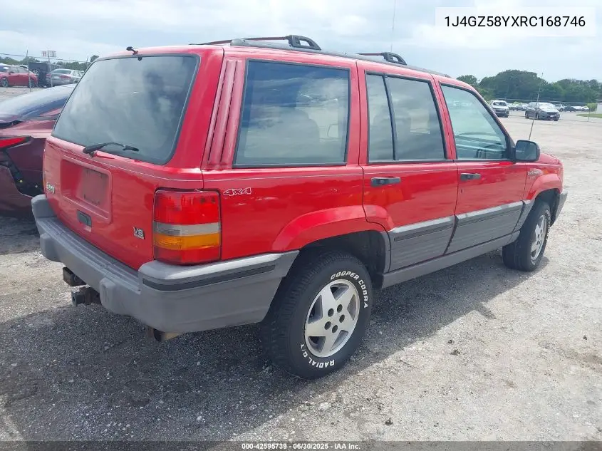 1994 Jeep Grand Cherokee Laredo VIN: 1J4GZ58YXRC168746 Lot: 42595739
