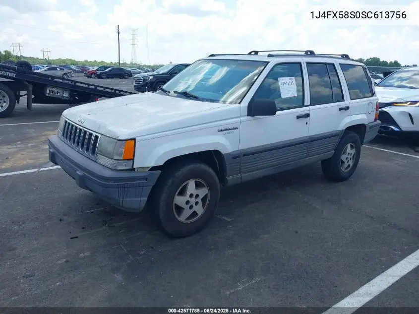 1995 Jeep Grand Cherokee Laredo VIN: 1J4FX58S0SC613756 Lot: 42571785