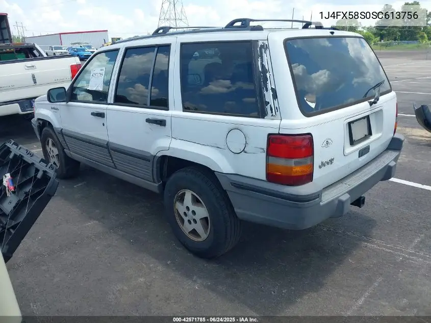 1995 Jeep Grand Cherokee Laredo VIN: 1J4FX58S0SC613756 Lot: 42571785