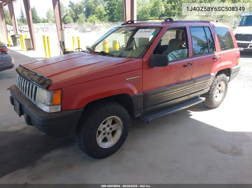 1995 Jeep Grand Cherokee Laredo VIN: 1J4GZ58Y6SC508349 Lot: 42630804