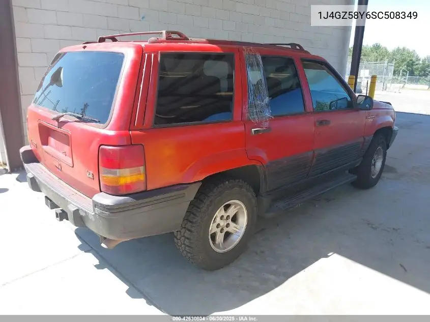 1995 Jeep Grand Cherokee Laredo VIN: 1J4GZ58Y6SC508349 Lot: 42630804