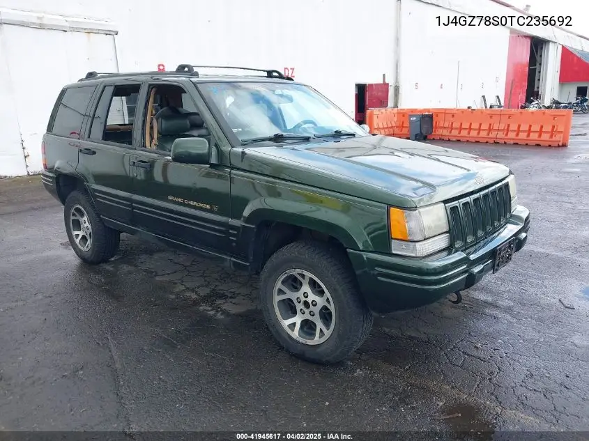 1996 Jeep Grand Cherokee Limited VIN: 1J4GZ78S0TC235692 Lot: 41945617