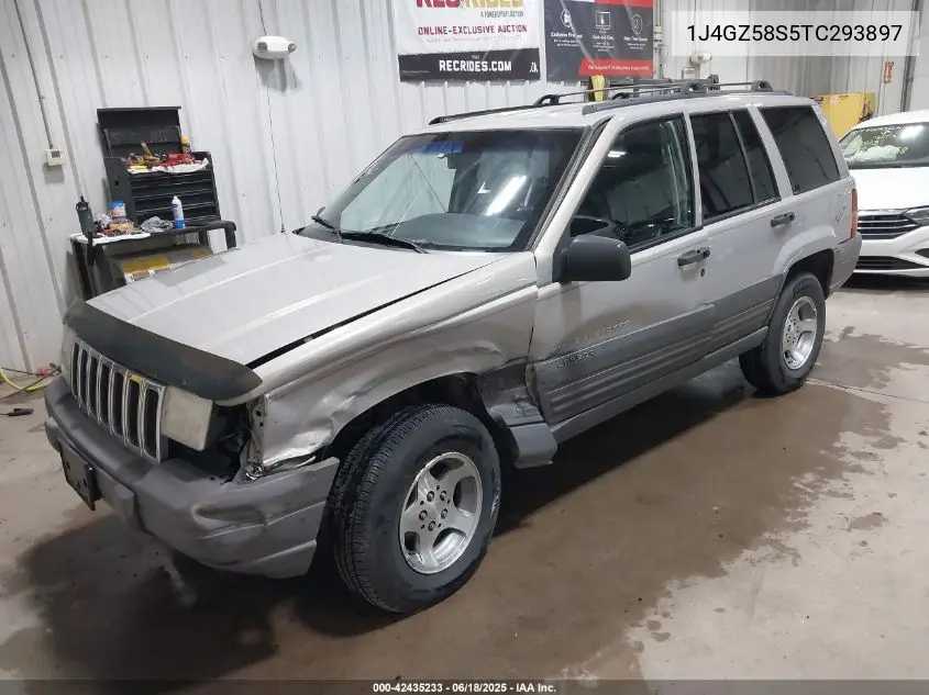 1996 Jeep Grand Cherokee Laredo VIN: 1J4GZ58S5TC293897 Lot: 42435233