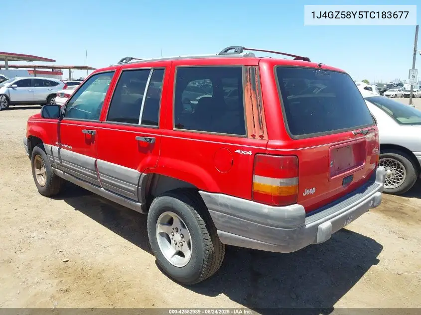 1996 Jeep Grand Cherokee Laredo VIN: 1J4GZ58Y5TC183677 Lot: 42582989