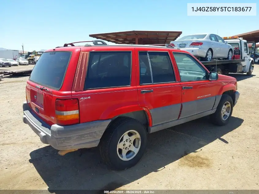 1996 Jeep Grand Cherokee Laredo VIN: 1J4GZ58Y5TC183677 Lot: 42582989