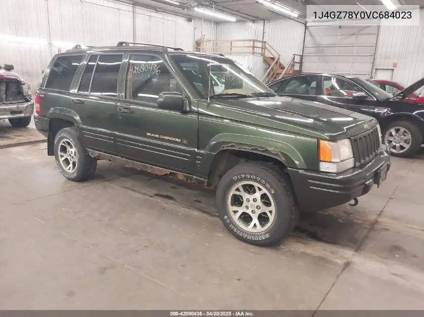 1997 Jeep Grand Cherokee Limited VIN: 1J4GZ78Y0VC684023 Lot: 42090436