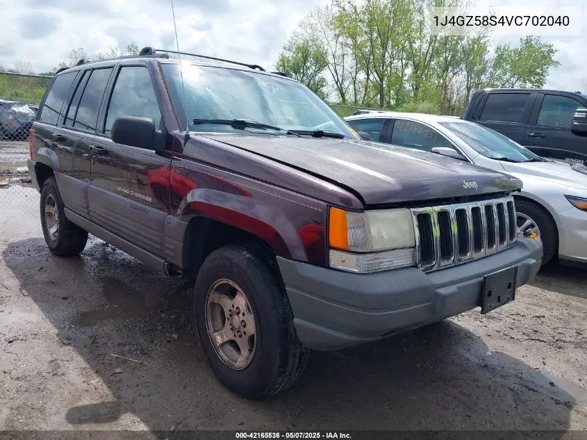 1997 Jeep Grand Cherokee Laredo/Tsi VIN: 1J4GZ58S4VC702040 Lot: 42165536