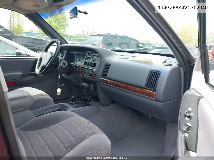 1997 Jeep Grand Cherokee Laredo/Tsi VIN: 1J4GZ58S4VC702040 Lot: 42165536