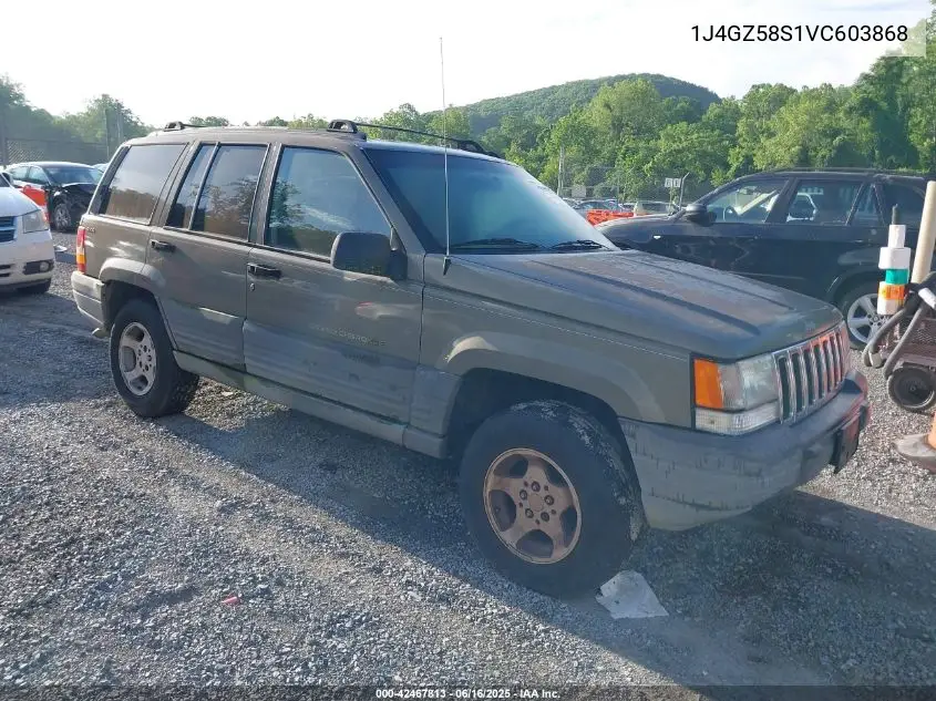 1997 Jeep Grand Cherokee Laredo/Tsi VIN: 1J4GZ58S1VC603868 Lot: 42467813