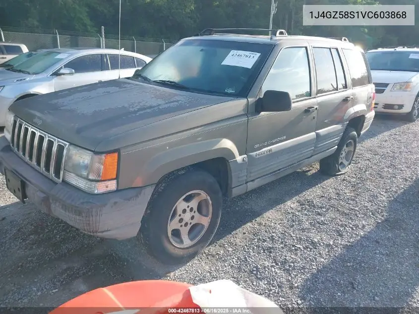 1997 Jeep Grand Cherokee Laredo/Tsi VIN: 1J4GZ58S1VC603868 Lot: 42467813