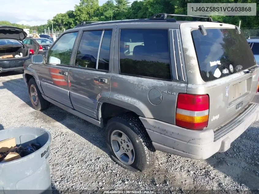 1997 Jeep Grand Cherokee Laredo/Tsi VIN: 1J4GZ58S1VC603868 Lot: 42467813