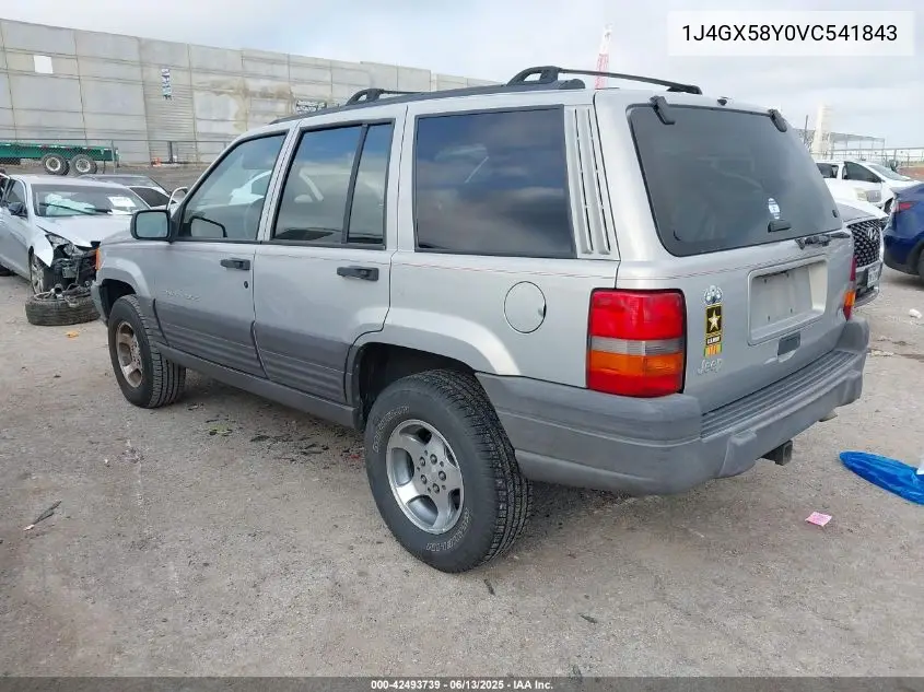 1997 Jeep Grand Cherokee Laredo/Tsi VIN: 1J4GX58Y0VC541843 Lot: 42493739