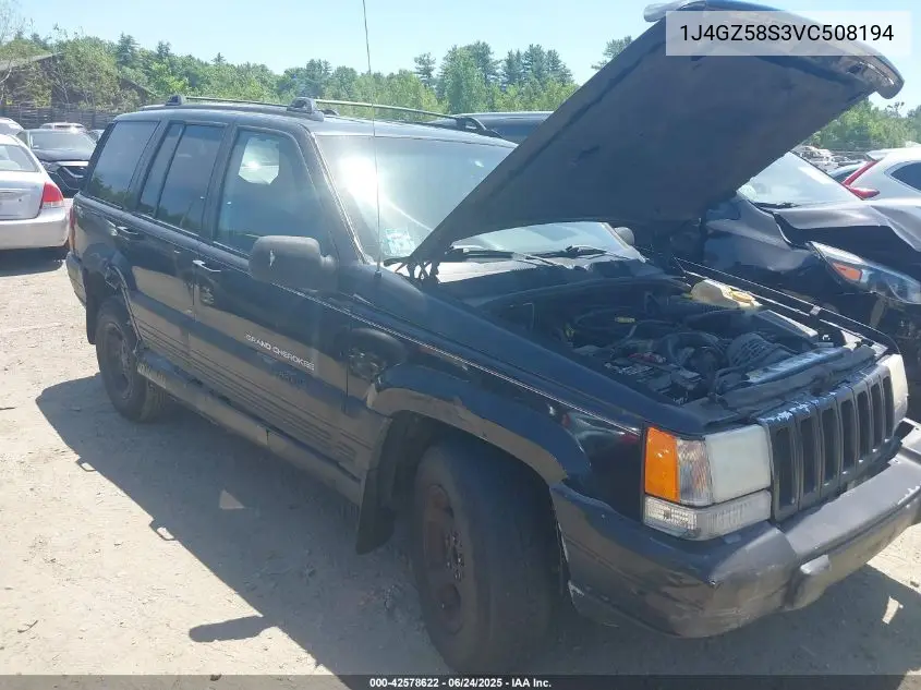 1997 Jeep Grand Cherokee Laredo/Tsi VIN: 1J4GZ58S3VC508194 Lot: 42578622