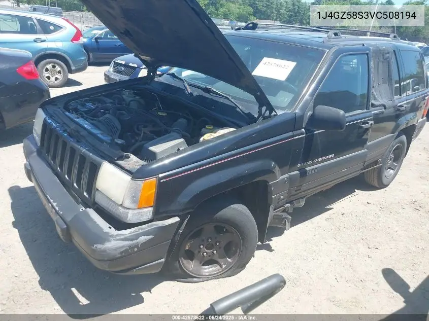 1997 Jeep Grand Cherokee Laredo/Tsi VIN: 1J4GZ58S3VC508194 Lot: 42578622