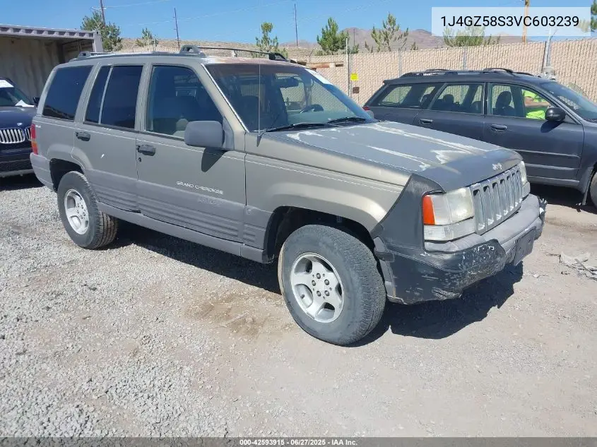 1997 Jeep Grand Cherokee Laredo/Tsi VIN: 1J4GZ58S3VC603239 Lot: 42593915