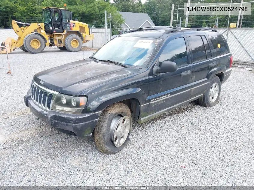1999 Jeep Grand Cherokee Laredo VIN: 1J4GW58S0XC524798 Lot: 42761040