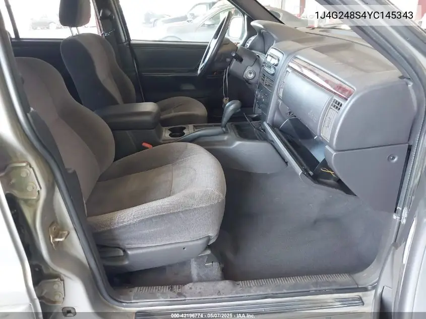 2000 Jeep Grand Cherokee Laredo VIN: 1J4G248S4YC145343 Lot: 42196774