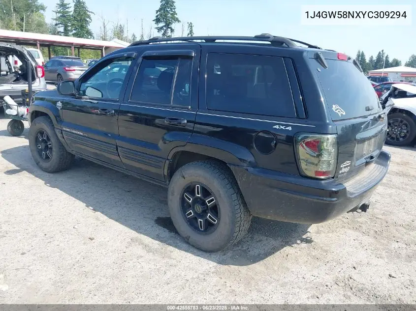2000 Jeep Grand Cherokee Limited VIN: 1J4GW58NXYC309294 Lot: 42555783