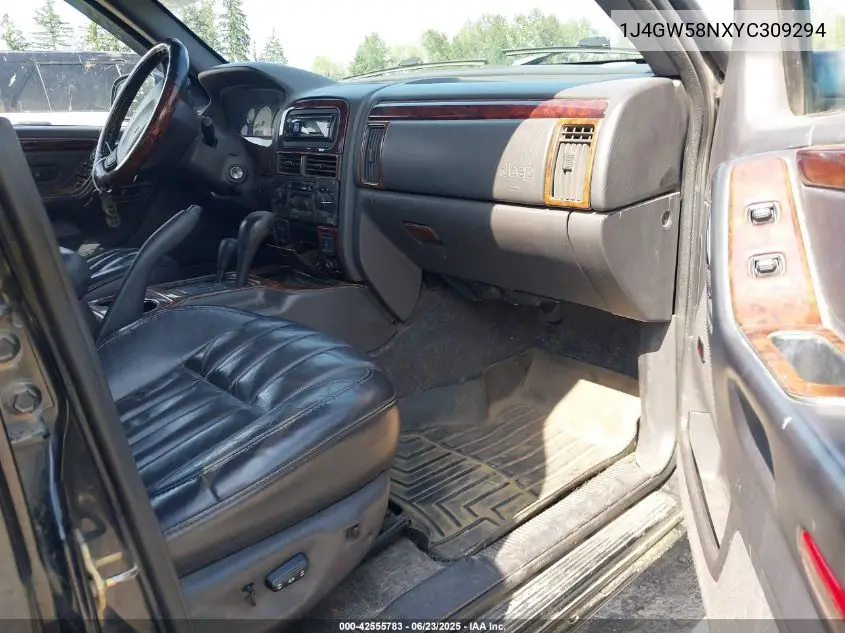 2000 Jeep Grand Cherokee Limited VIN: 1J4GW58NXYC309294 Lot: 42555783
