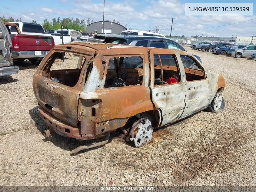 2001 Jeep Grand Cherokee Laredo VIN: 1J4GW48S11C539599 Lot: 30042392
