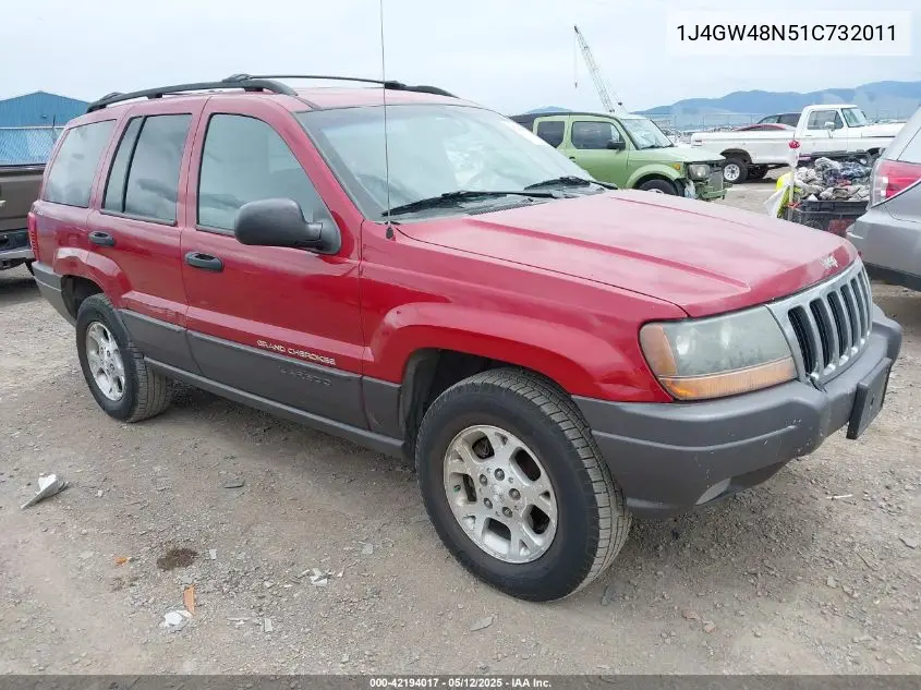 2001 Jeep Grand Cherokee Laredo VIN: 1J4GW48N51C732011 Lot: 42194017
