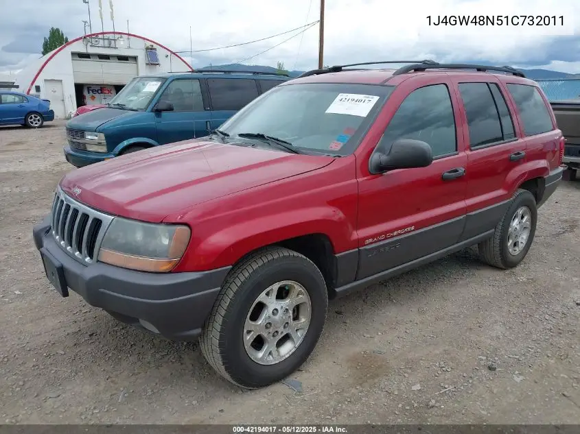 2001 Jeep Grand Cherokee Laredo VIN: 1J4GW48N51C732011 Lot: 42194017