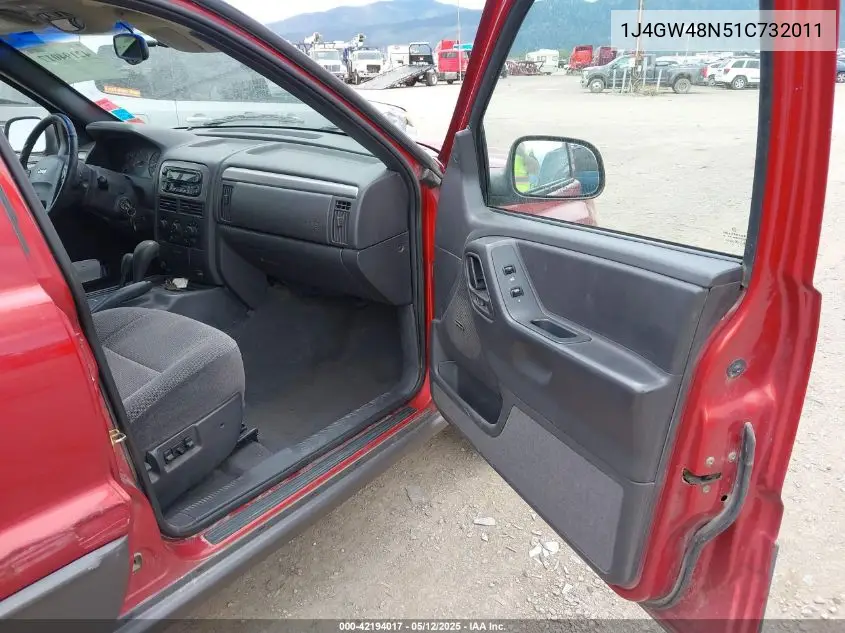 2001 Jeep Grand Cherokee Laredo VIN: 1J4GW48N51C732011 Lot: 42194017
