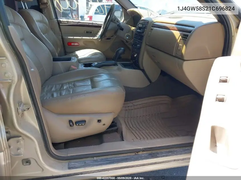 2001 Jeep Grand Cherokee Limited VIN: 1J4GW58S21C696824 Lot: 42207008