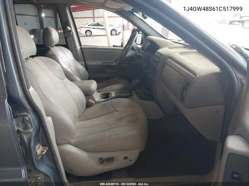 2001 Jeep Grand Cherokee Laredo VIN: 1J4GW48S61C517999 Lot: 42246110