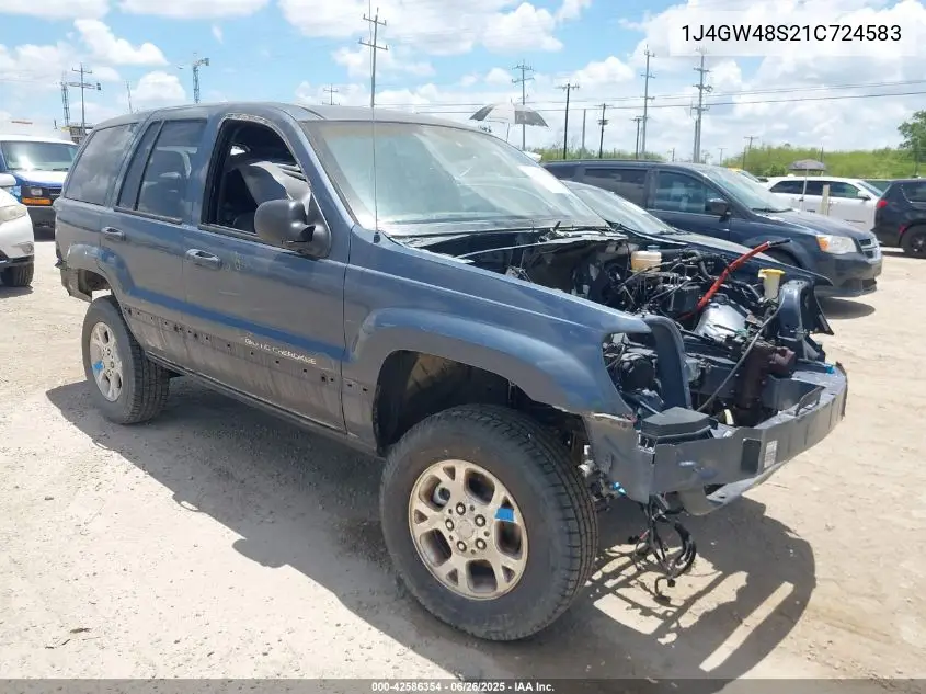 2001 Jeep Grand Cherokee Laredo VIN: 1J4GW48S21C724583 Lot: 42586354