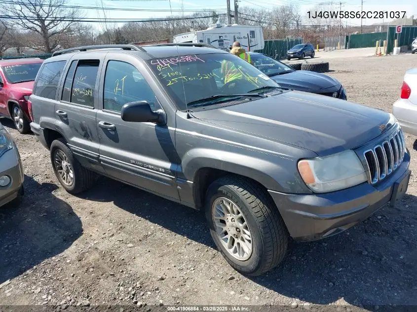 2002 Jeep Grand Cherokee Limited VIN: 1J4GW58S62C281037 Lot: 41906884