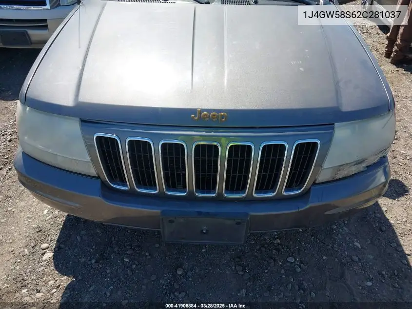 2002 Jeep Grand Cherokee Limited VIN: 1J4GW58S62C281037 Lot: 41906884