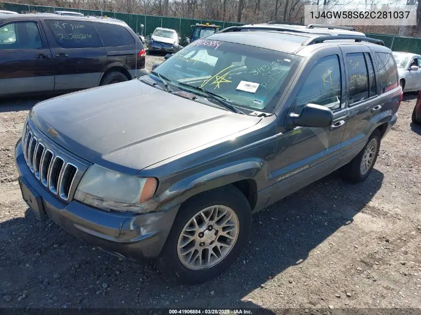 2002 Jeep Grand Cherokee Limited VIN: 1J4GW58S62C281037 Lot: 41906884