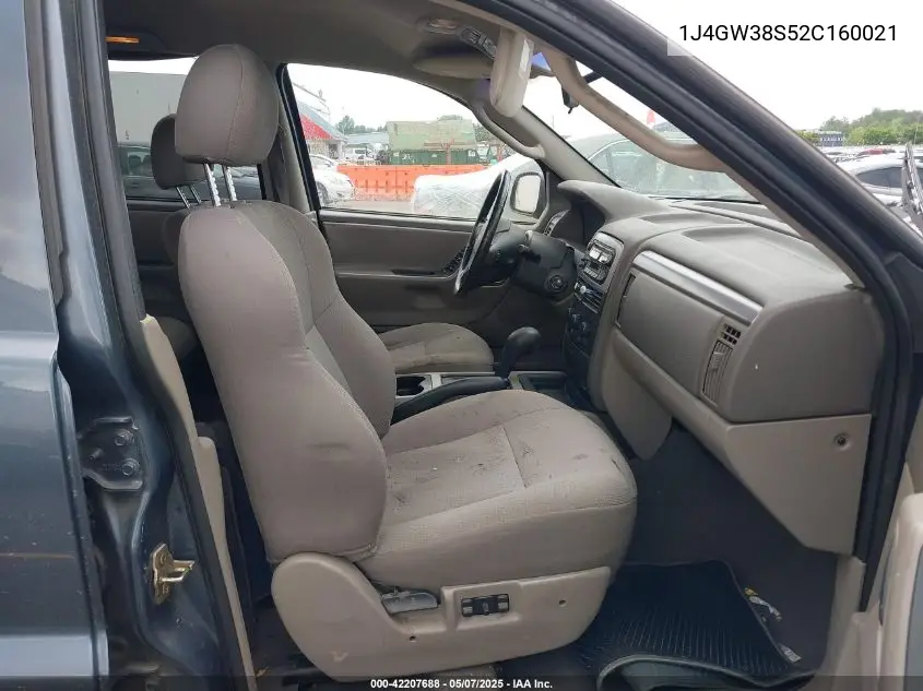 2002 Jeep Grand Cherokee Sport VIN: 1J4GW38S52C160021 Lot: 42207688