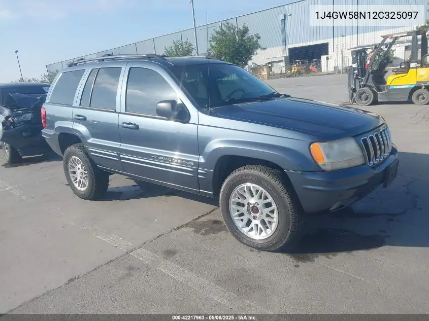 2002 Jeep Grand Cherokee Limited VIN: 1J4GW58N12C325097 Lot: 42217963