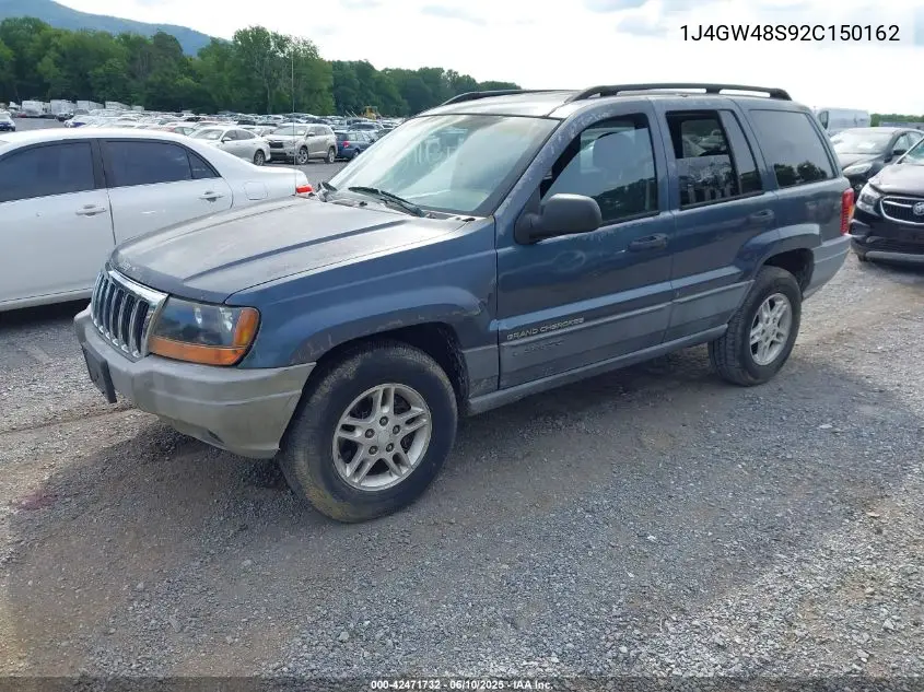 2002 Jeep Grand Cherokee Laredo VIN: 1J4GW48S92C150162 Lot: 42471732