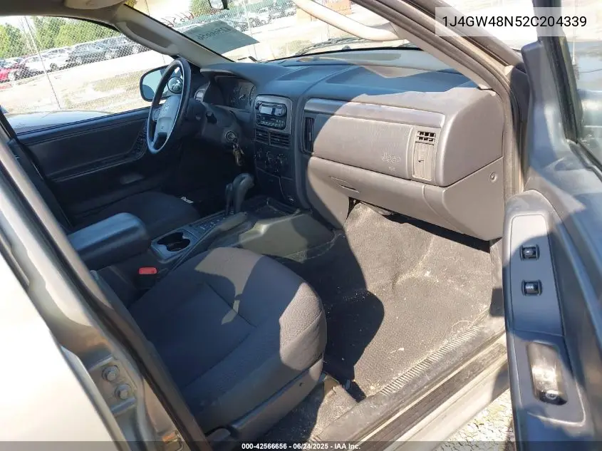 2002 Jeep Grand Cherokee Laredo VIN: 1J4GW48N52C204339 Lot: 42566656