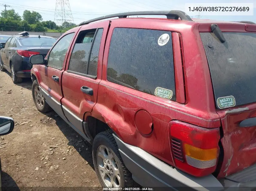 2002 Jeep Grand Cherokee Sport VIN: 1J4GW38S72C276689 Lot: 42586977