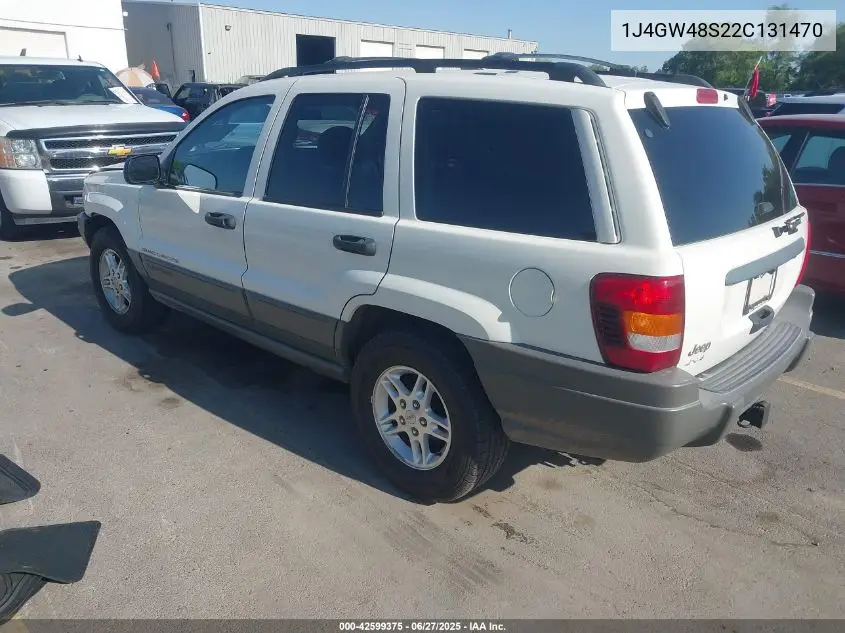 2002 Jeep Grand Cherokee Laredo VIN: 1J4GW48S22C131470 Lot: 42599375