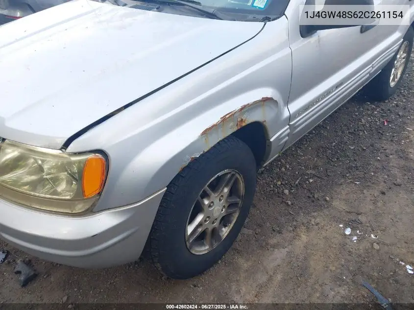 2002 Jeep Grand Cherokee Laredo VIN: 1J4GW48S62C261154 Lot: 42602424