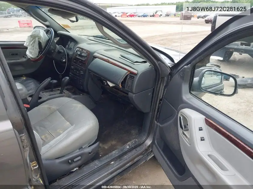 2002 Jeep Grand Cherokee Overland VIN: 1J8GW68J72C281625 Lot: 42605884