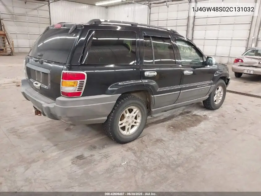 2002 Jeep Grand Cherokee Laredo VIN: 1J4GW48S02C131032 Lot: 42606487